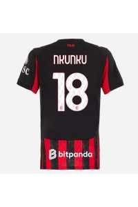 AC Milan Christopher Nkunku #18 Jalkapallovaatteet Naisten Kotipaita 2025-26 Lyhythihainen